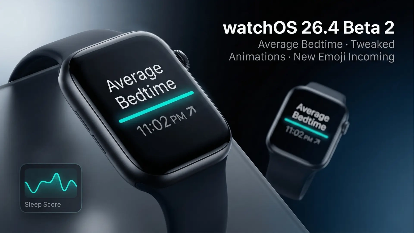 Apple Releases WatchOS 26.4 Developer Preview Beta 2