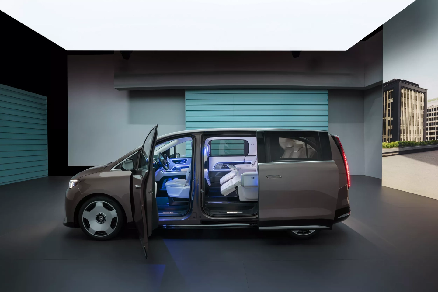 Mercedes-Benz Launches VLE Electric Luxury MPV With Fridge, TV, Sofa