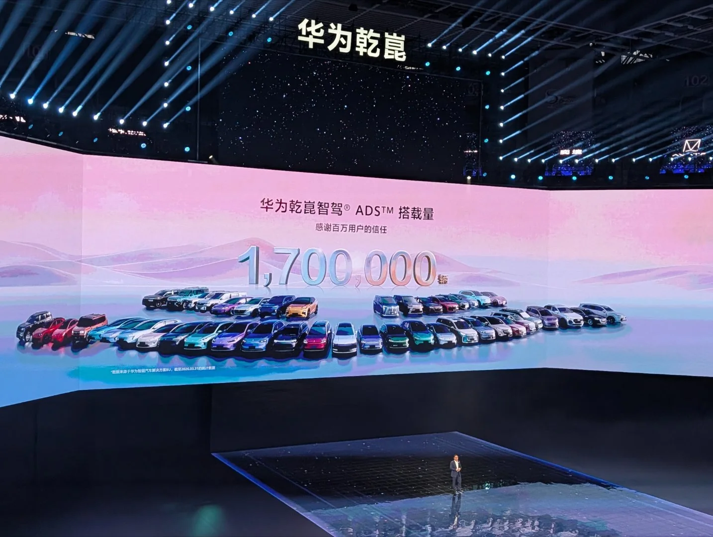 Huawei Qiankun Intelligent Driving ADS Installed in 1.7 Million Vehicles